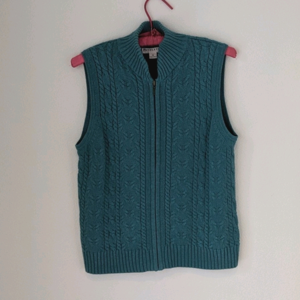 Pendleton knit vest